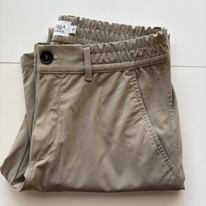 Cala‎ 1789 Riviera Style Pants Women Size S Khaki Beige Tapered Chino Trouser